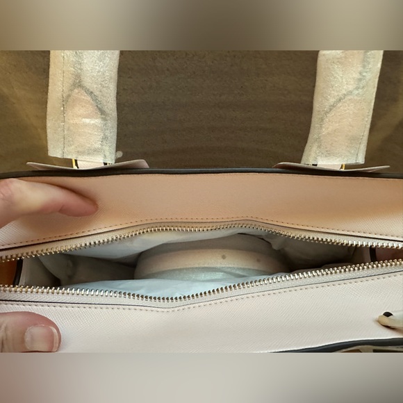 Kate Spade Madison Strawberry Garden Printed Medium Satchel, Pink Multi - Picture 14 of 14